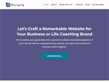 Tablet Screenshot of dmiracle.com